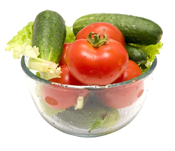 Grönsaker i skål — Stockfoto