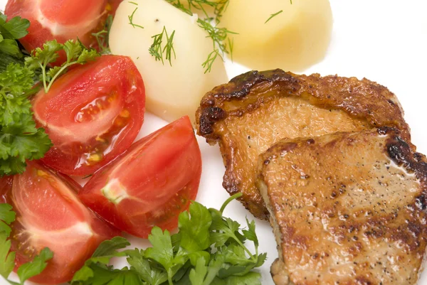 Жареное мясо — стоковое фото