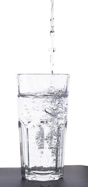 Vann i glass – stockfoto