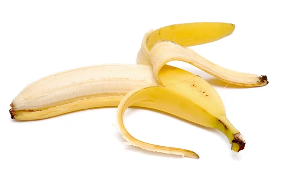 Очищенный банан — стоковое фото