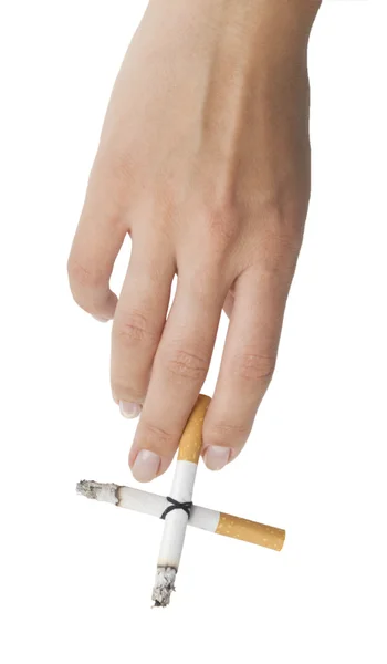 Mano con cigarrillo —  Fotos de Stock