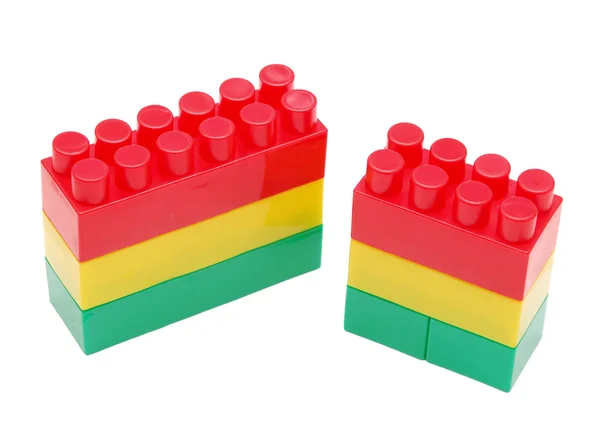 Plastic bricks — Stock Photo, Image