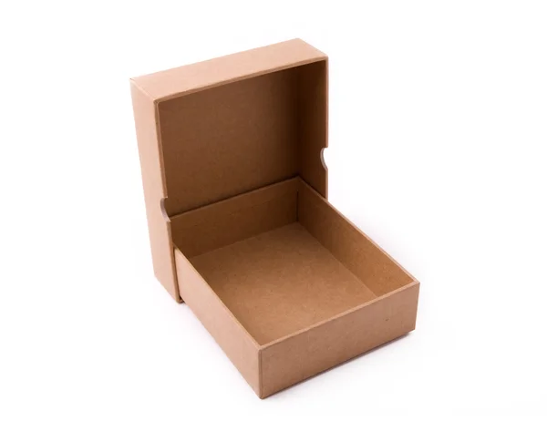 Paper box on a white background — Stock Photo, Image