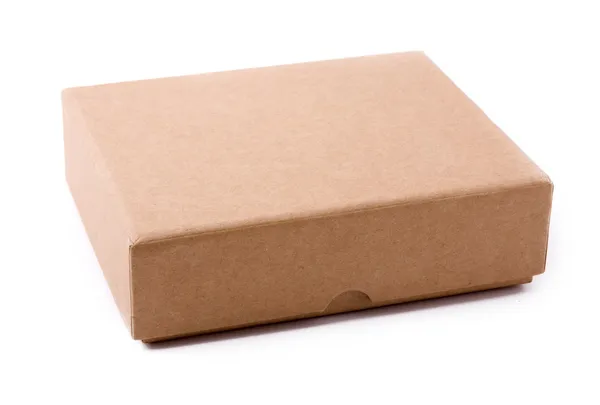Paper box on a white background — Stock Photo, Image