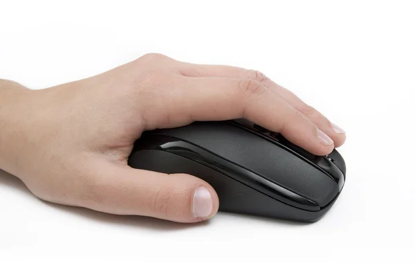 stock image Woman hand on a mouse