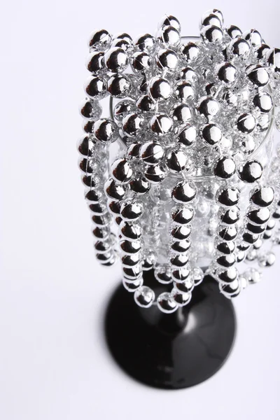 stock image Silver beads