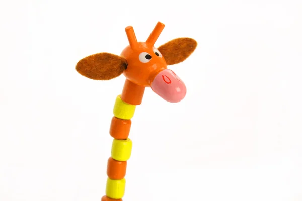 Girafa de madeira — Fotografia de Stock