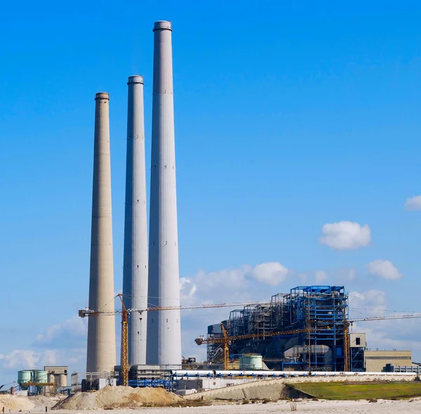 stock image A fossil fueled power station