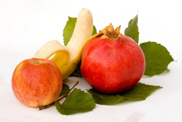 Vruchten op Bladeren — Stockfoto