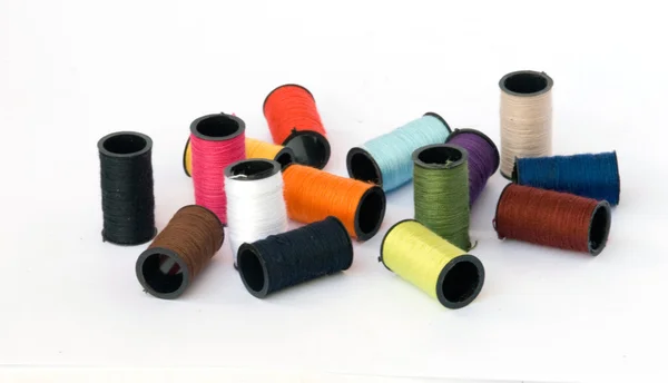 Carretes coloridos de hilos —  Fotos de Stock