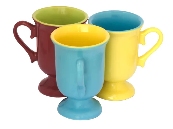 Три чашки — стоковое фото