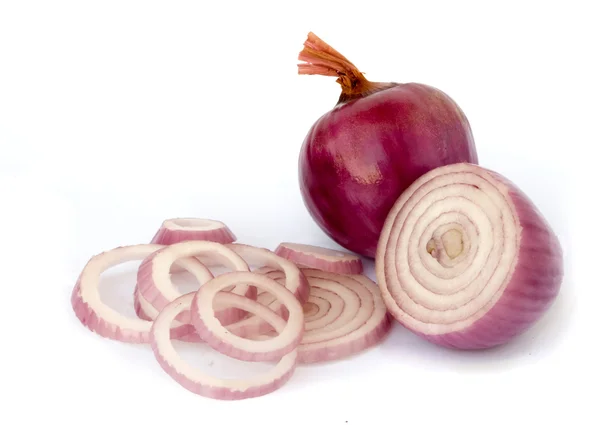 Onion and ist slices — Stock Photo, Image