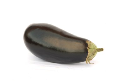 Eggplant on white background clipart