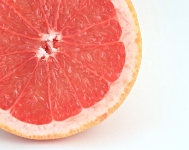 Close up of grapefruit section clipart