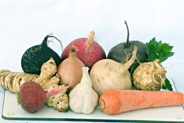 Different root vegitables clipart