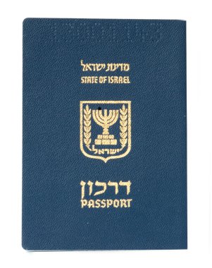 Passprt of an Israel sitizen clipart