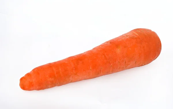 Морква на білому тлі — стокове фото