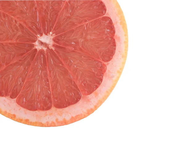 Zblízka grapefruitu sekce — Stock fotografie
