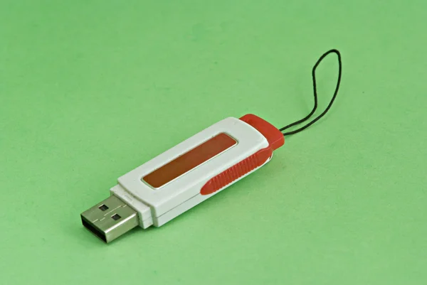 Clé USB isolée en arrière-plan — Photo