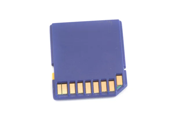 Memory card isolated on white background — Stock Photo, Image