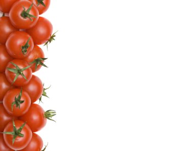 Closeup of cherry tomatoes clipart