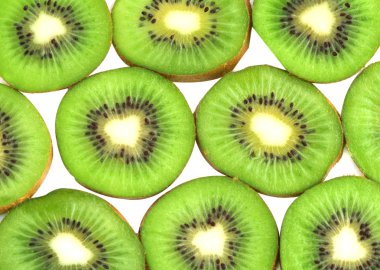 Kiwi fruit slices clipart