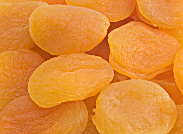 Закрыть сушеные абрикосы — стоковое фото