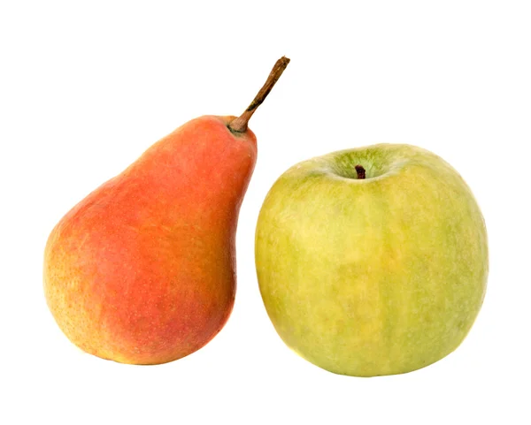 Груші і яблука — стокове фото