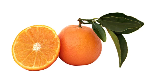 La mandarina y su sección —  Fotos de Stock