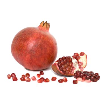 Pomegranate and arils clipart
