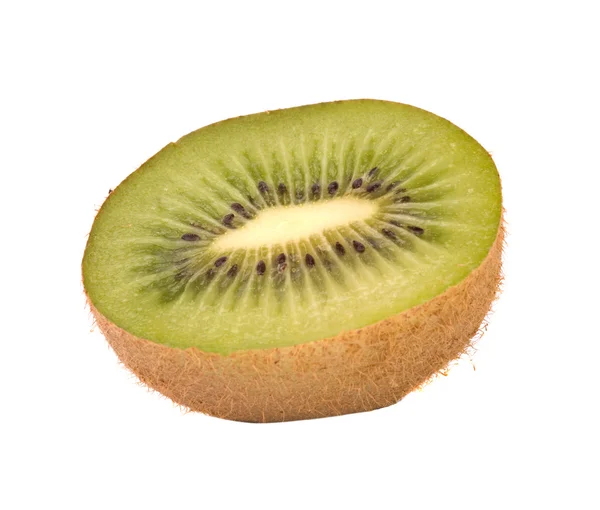 Sectie van kiwi fruit — Stockfoto