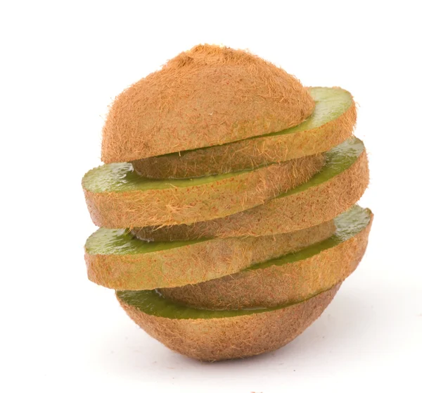 Sekce ovoce kiwi — Stock fotografie