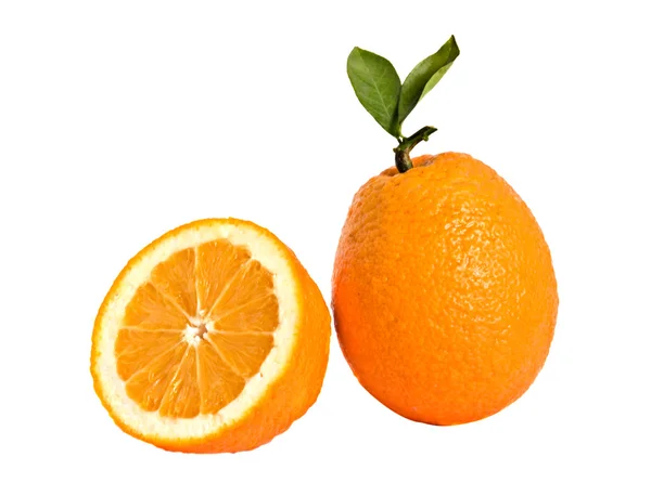 Naranja y su sección — Foto de Stock