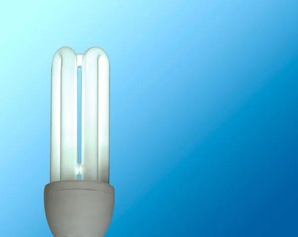 Fechar lâmpada economizadora de energia — Fotografia de Stock