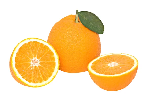 Pomarańcze i jego części — Zdjęcie stockowe