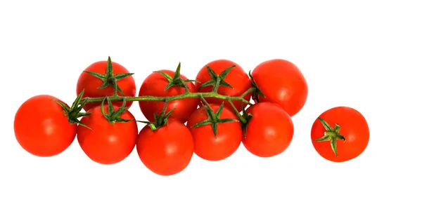 Рука з вишневими томатами — стокове фото