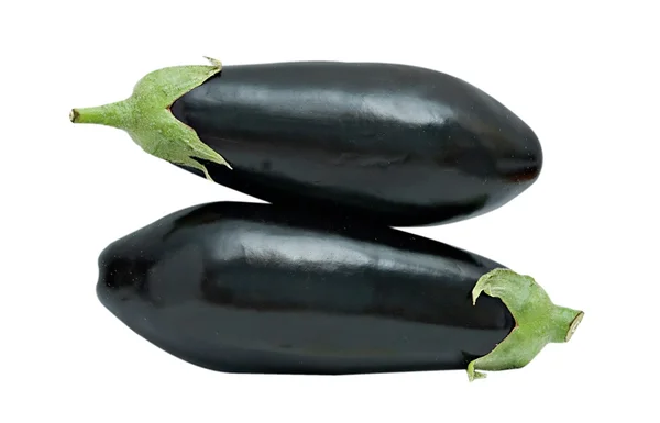 Eggplants isolated on white background — Stock Photo, Image
