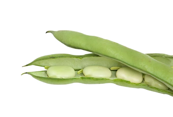 Green beans isolated on white background — Stock Photo, Image