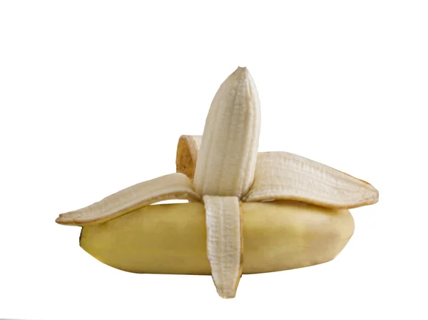 Bananas isoladas sobre fundo branco — Fotografia de Stock
