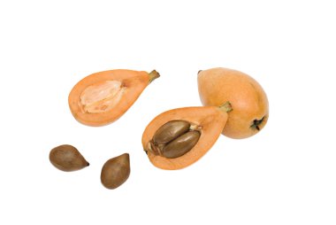 Loquat and its sections clipart