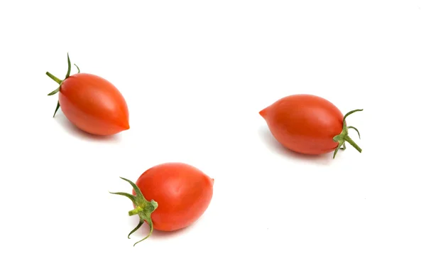 Closeup of three tomatoes — Stock Photo, Image
