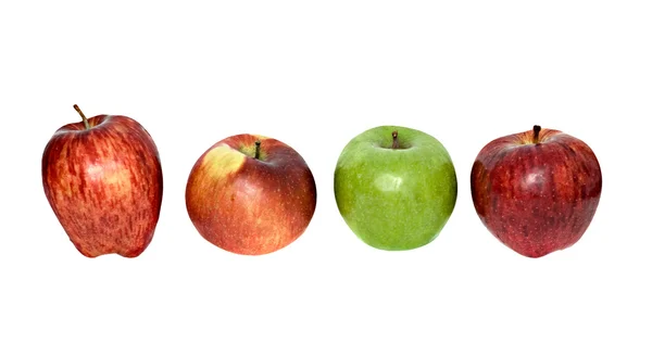 4 つのリンゴ — ストック写真