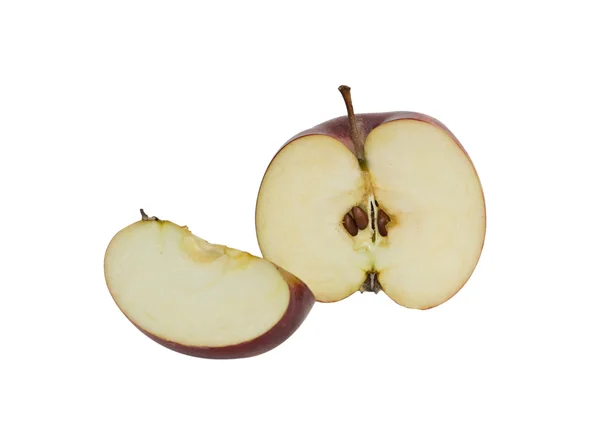 Coupe transversale de pomme — Photo