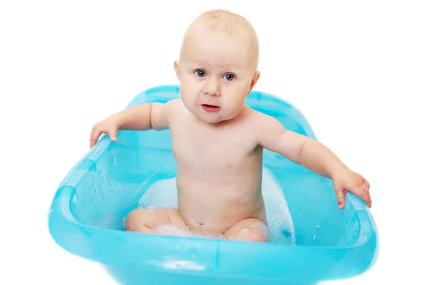Liten pojke i badet — Stockfoto