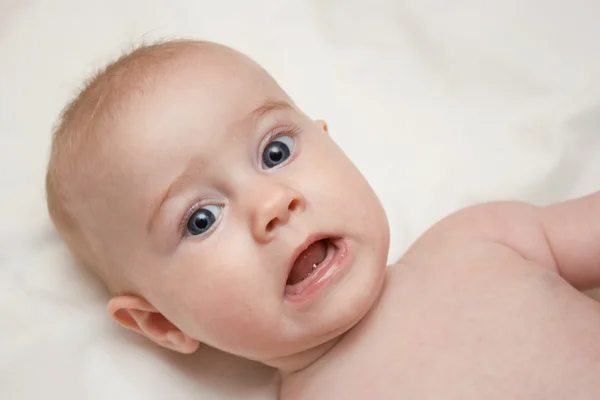 Baby mit Ausdruck — Stockfoto