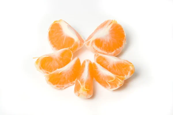 Parti di mandarino — Foto Stock