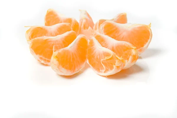 Tangerine parts — Stock Photo, Image