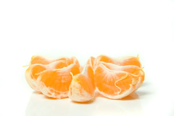 Partes de mandarina —  Fotos de Stock