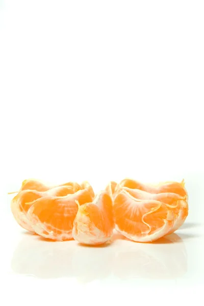 Mandarinenanteile — Stockfoto