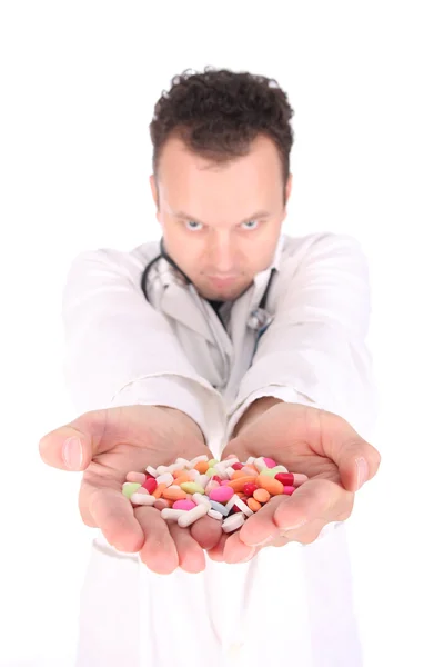 Doc e comprimidos — Fotografia de Stock
